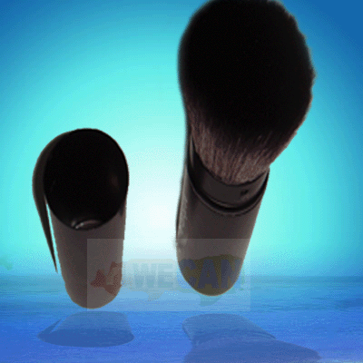 Portable Makeup Mineral Powder Brush Soft Cover Pocket